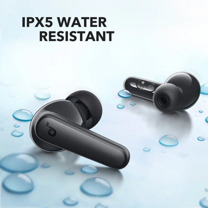 P25I Bluetooth True Wireless Earbuds, Big Bass, 30H Playtime, IPX5, with Charging Case, Black