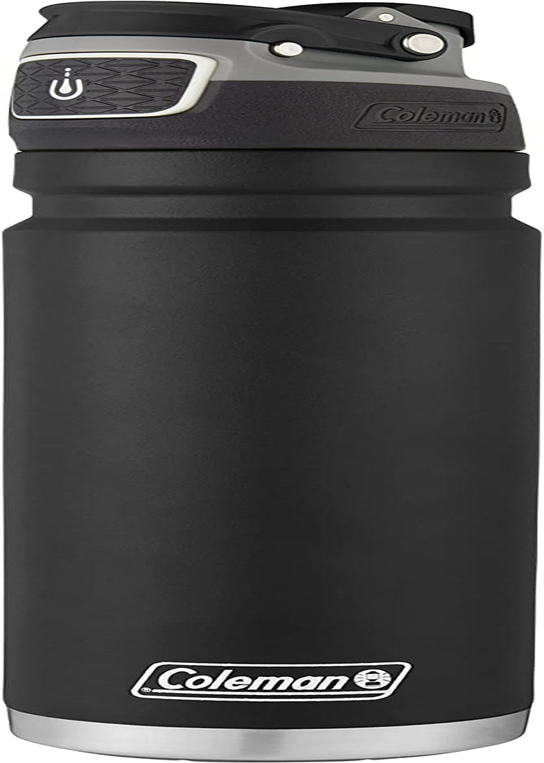 Coleman AUTOSEAL Black Stainless Steel Water Bottle – The Ultimate Hydration Companion!