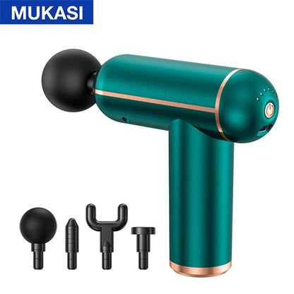 MUKASI Portable Massage Gun - Deep Tissue Percussion Massager for Ultimate Muscle Relaxation and Pain Relief