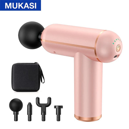 MUKASI Portable Massage Gun - Deep Tissue Percussion Massager for Ultimate Muscle Relaxation and Pain Relief