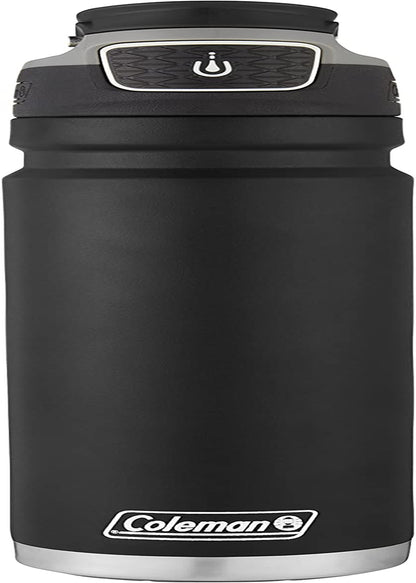 Coleman 24oz Freeflow Autoseal Stainless Steel Water Bottle - Sleek Black Design