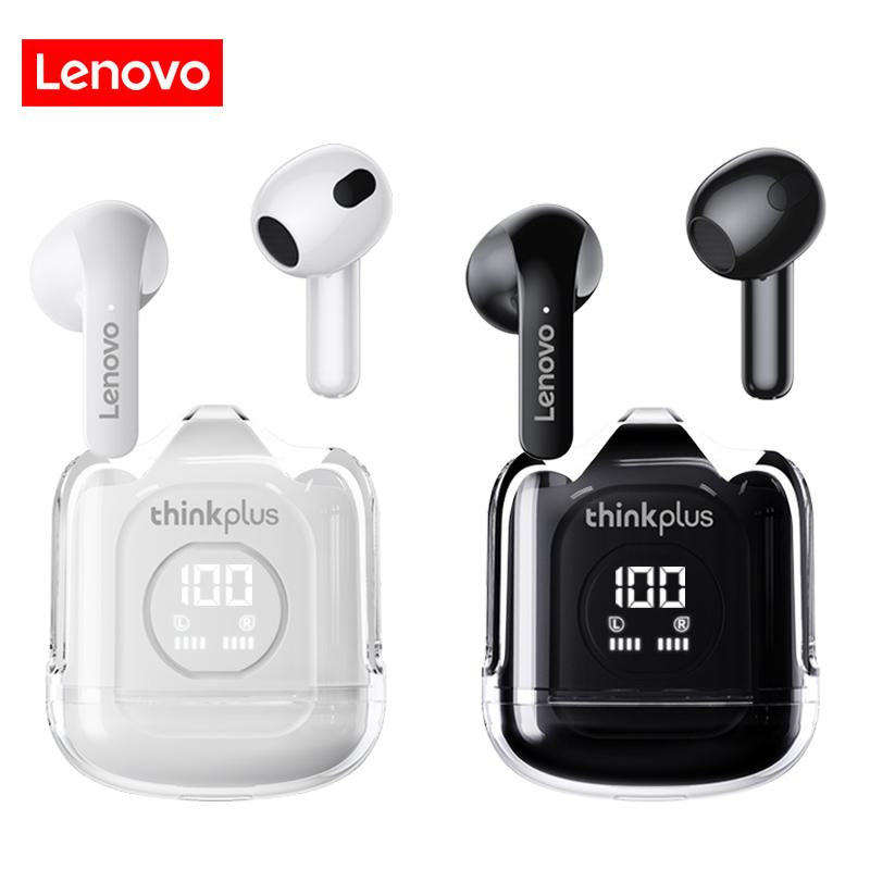 Original Thinkplus Lenovo Bluetooth 5.3 Hifi Stereo Sound Effect Led Digital Display Earbuds High Definition 3D Sound DNS Noise Reduction.