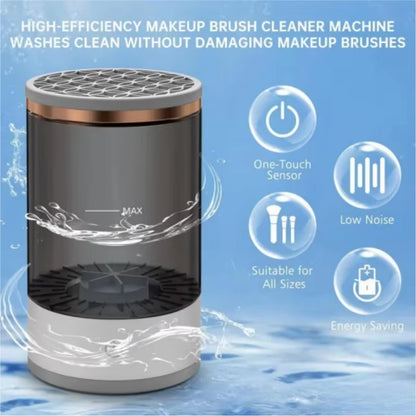 Rechargeable Electric Makeup Brush Cleaner - Automatic Cleaning Stand for Perfectly Clean Brushes!