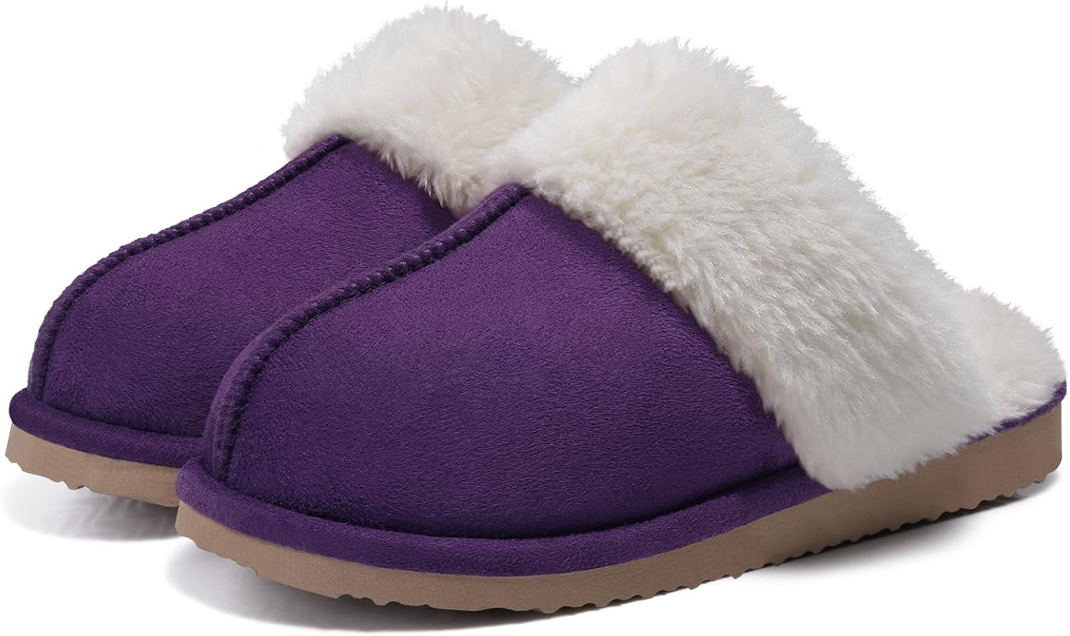 CozyLit Women's Fuzzy Memory Foam Slippers - Luxuriously Plush House Shoes for Ultimate Indoor & Outdoor Comfort