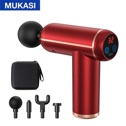 MUKASI Portable Massage Gun - Deep Tissue Percussion Massager for Ultimate Muscle Relaxation and Pain Relief