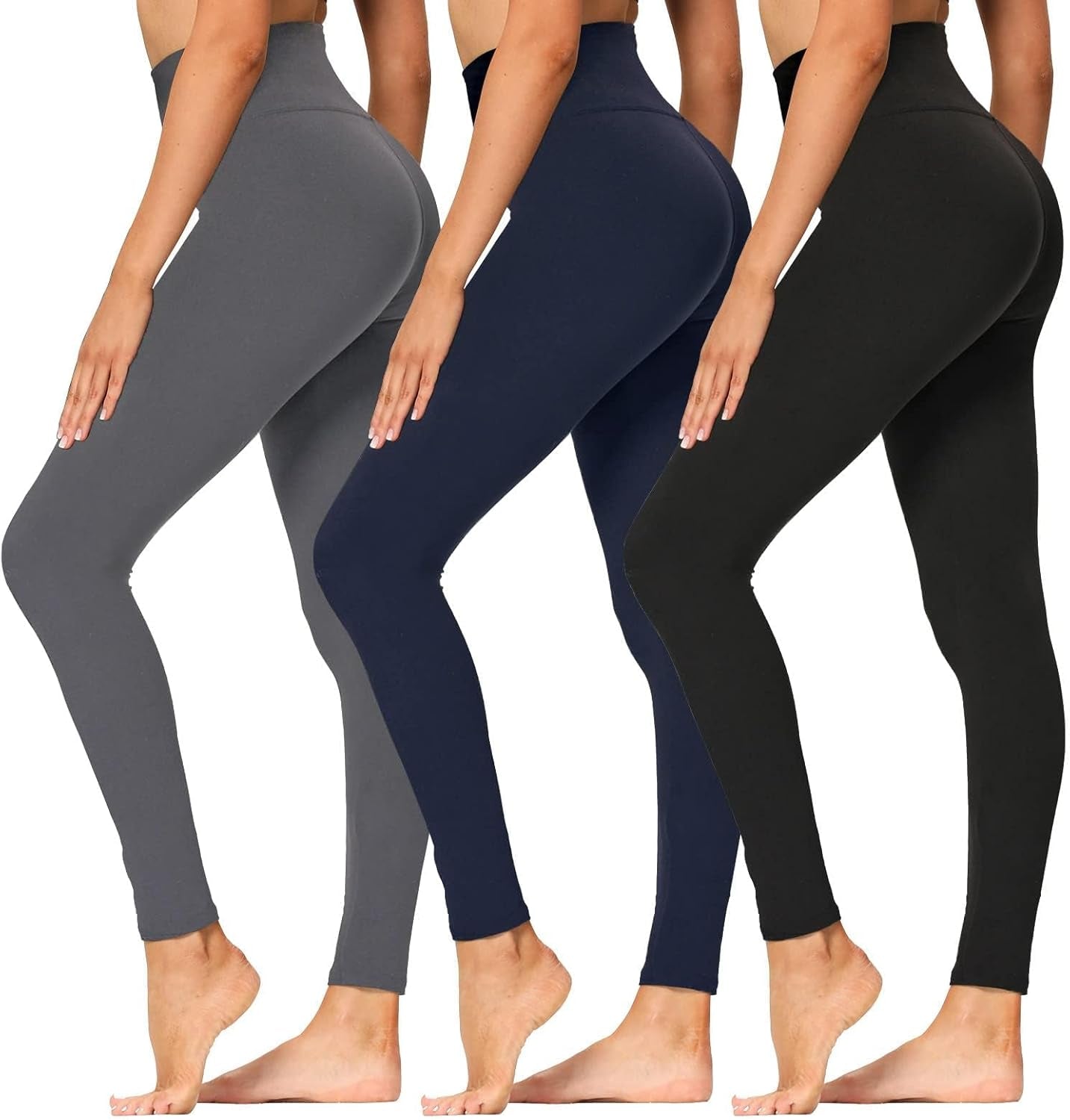 Ultimate High Waisted Leggings for Women - Ultra-Soft Tummy Control for Workout, Yoga, Running & Cycling