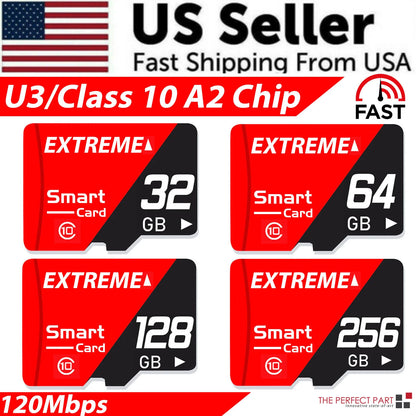 High Speed Memory for Micro SD Card 32GB 64GB 128GB 256GB TF Card Ultra Class 10