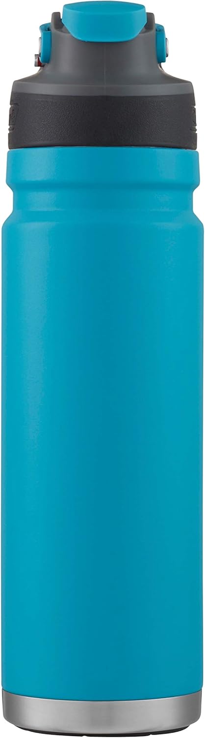 Coleman 24oz Freeflow Autoseal Stainless Steel Water Bottle - Sleek Black Design