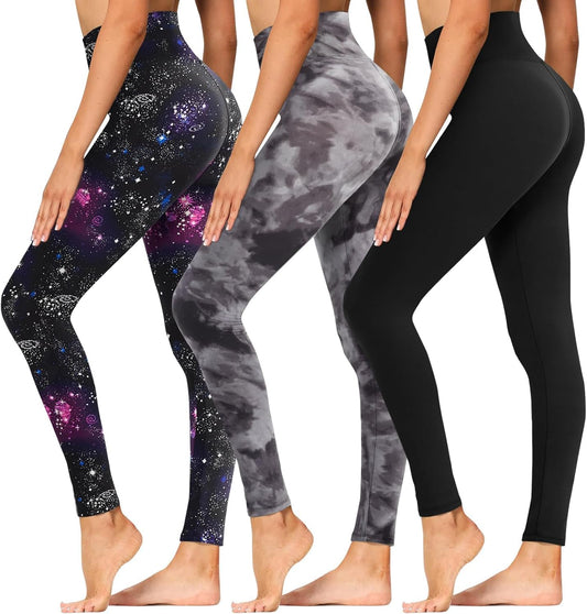 Elevate Your Workout: Soft High Waisted Tummy Control Leggings for Women - Perfect for Running, Cycling, and Yoga!