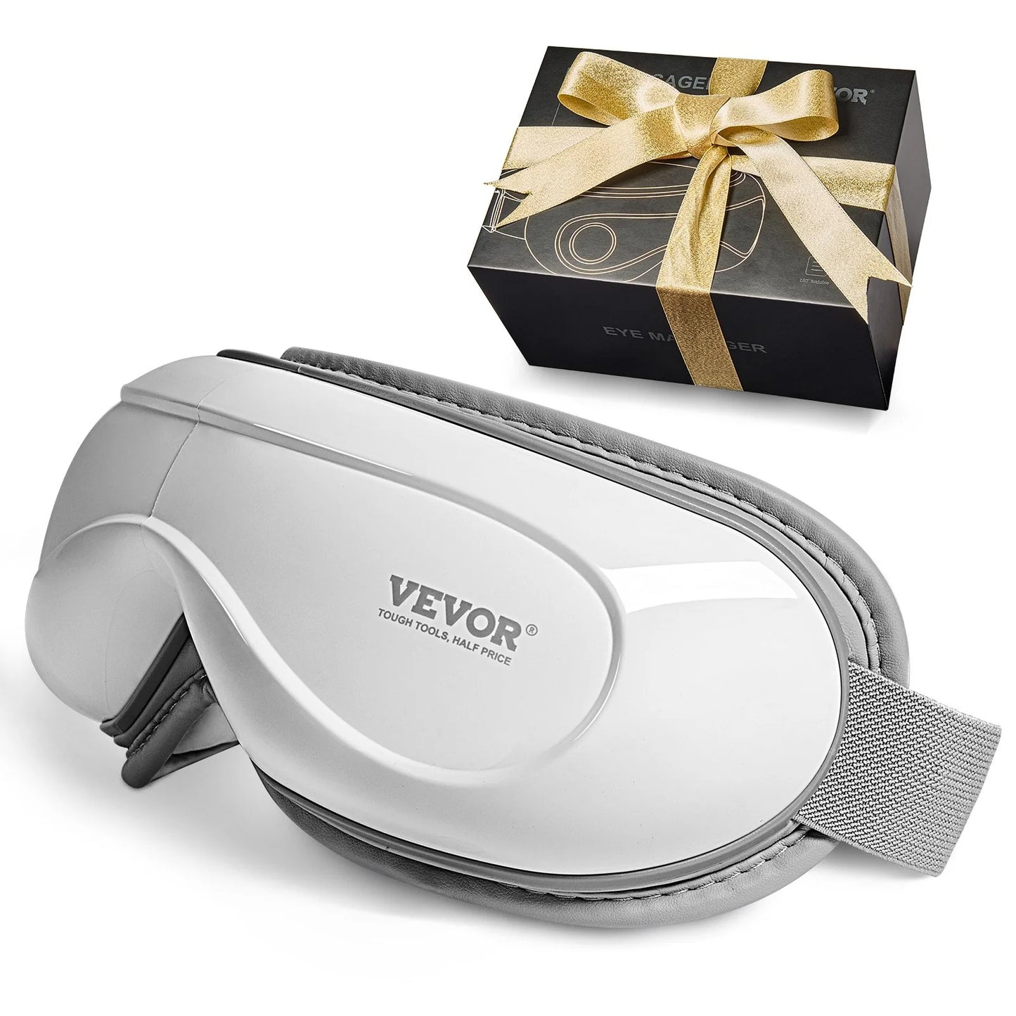 VEVOR Bluetooth Heated Eye Massager with 5 Modes - Foldable Eye Care Device for Ultimate Relaxation