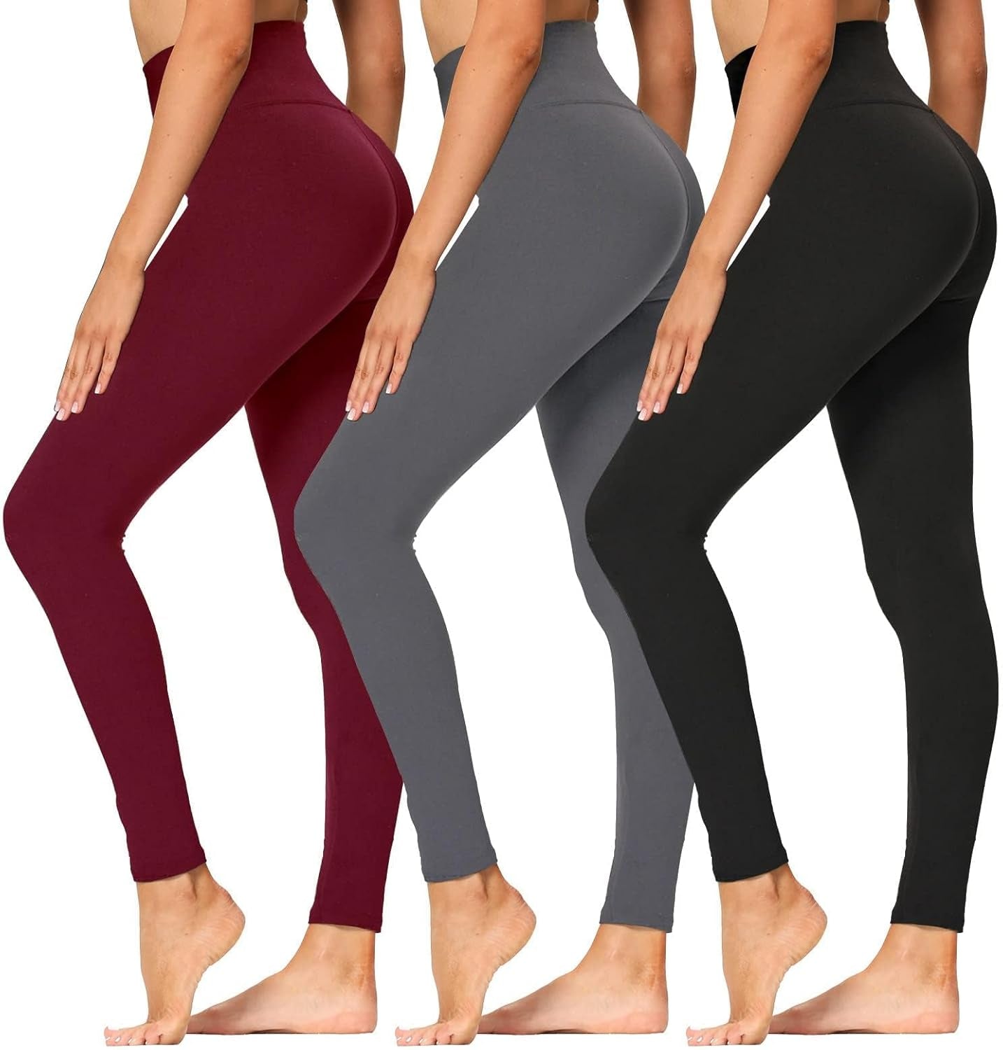 Ultimate Comfort High Waisted Leggings - Soft Tummy Control for Yoga, Running & Workouts