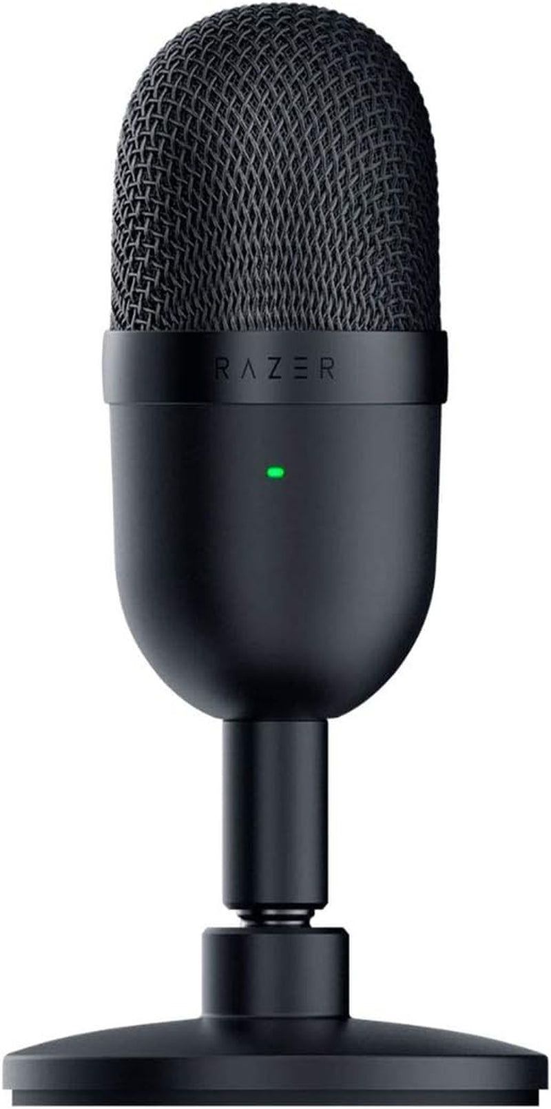 Razer Seiren Mini USB Condenser Microphone: for Streaming and Gaming on PC - Professional Recording Quality - Precise Supercardioid Pickup Pattern - Tilting Stand - Shock Resistant - Classic Black